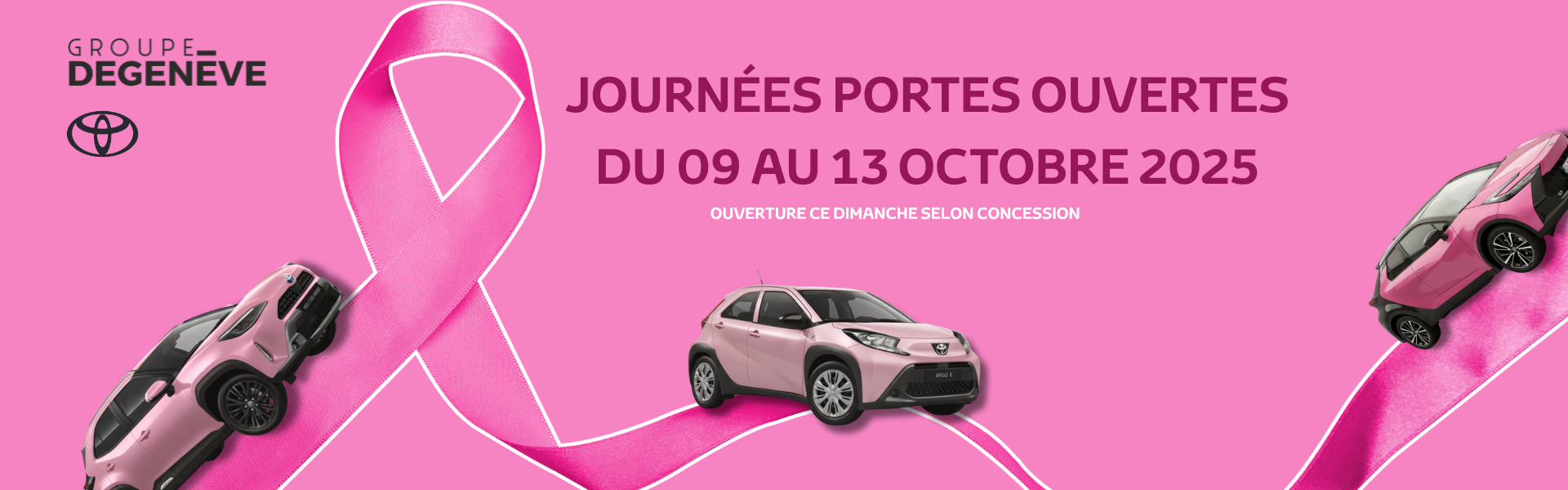Journées Portes Ouvertes Toyota du 09 au 13 octobre 2025